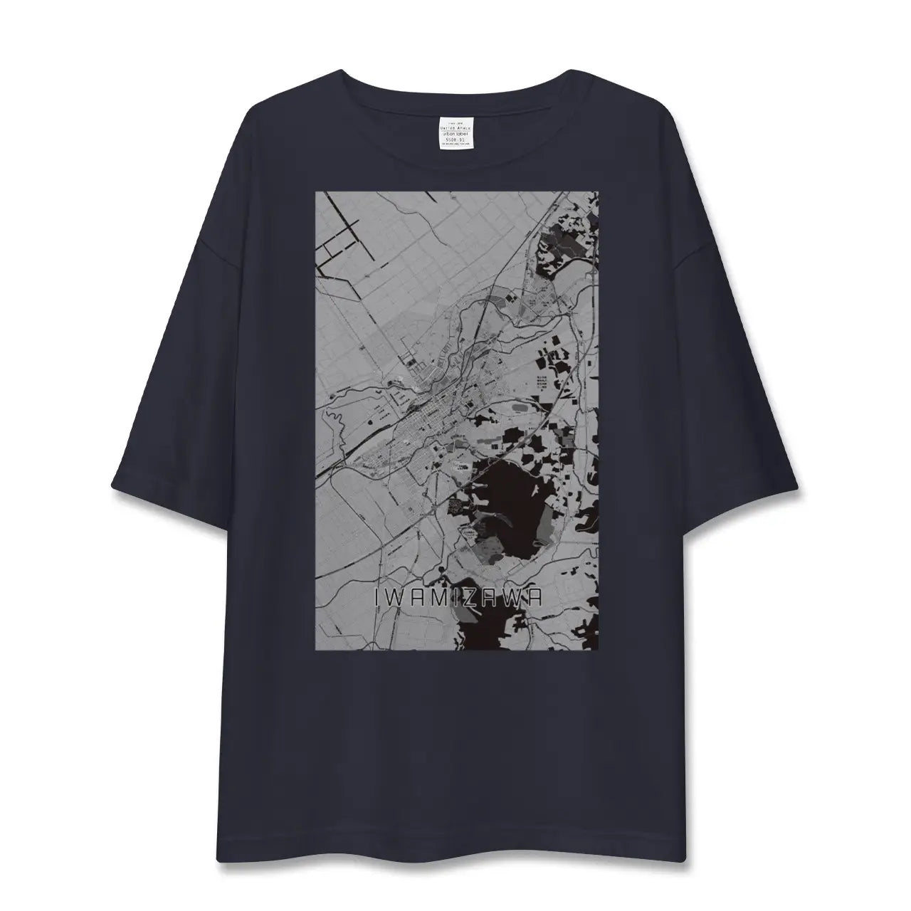 【岩見沢（北海道）】地図柄ビッグシルエットTシャツ