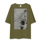 【岩見沢（北海道）】地図柄ビッグシルエットTシャツ
