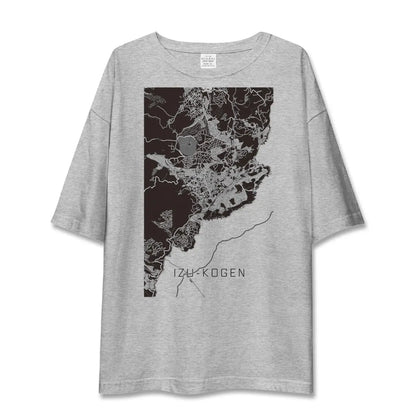 【伊豆高原（静岡県）】地図柄ビッグシルエットTシャツ