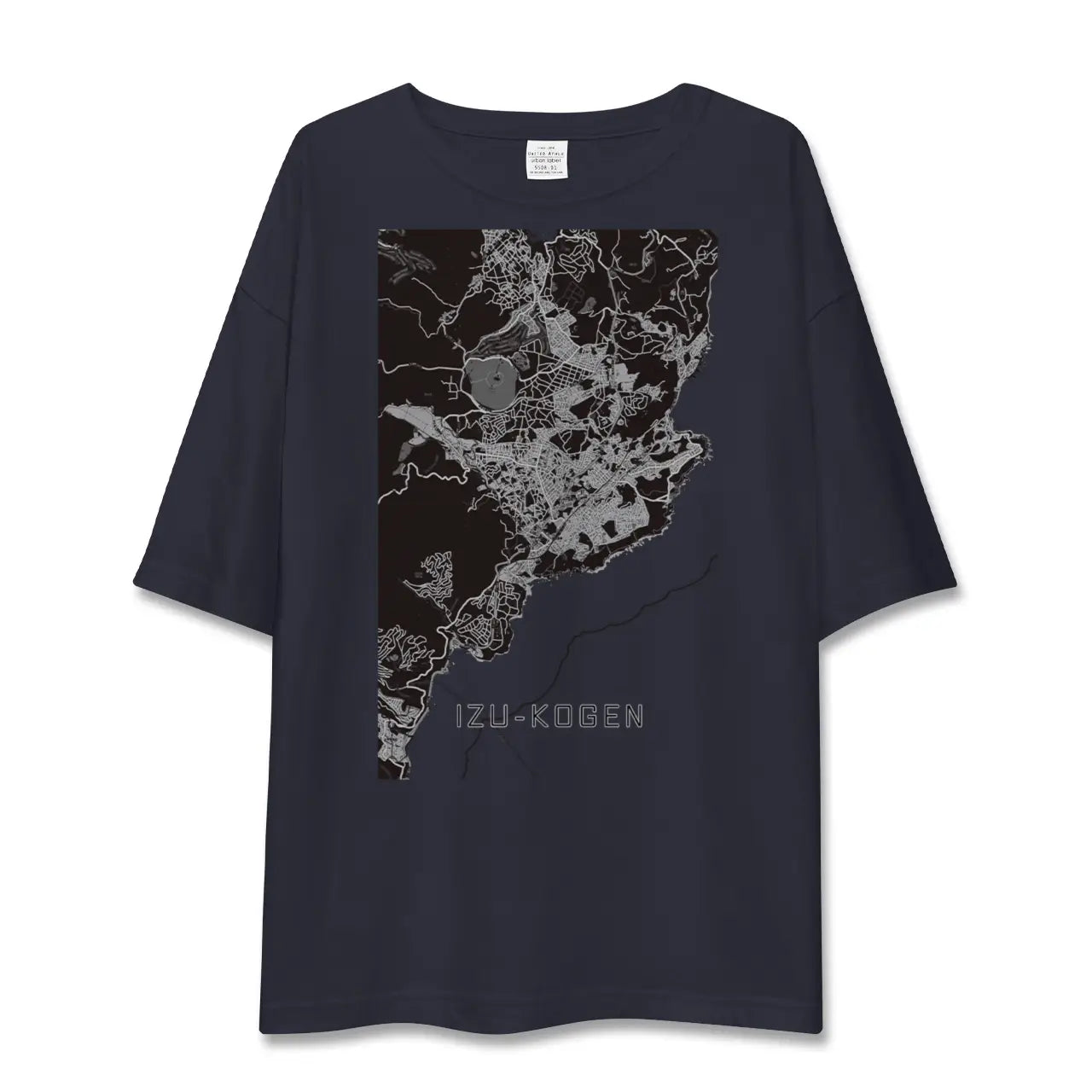 【伊豆高原（静岡県）】地図柄ビッグシルエットTシャツ