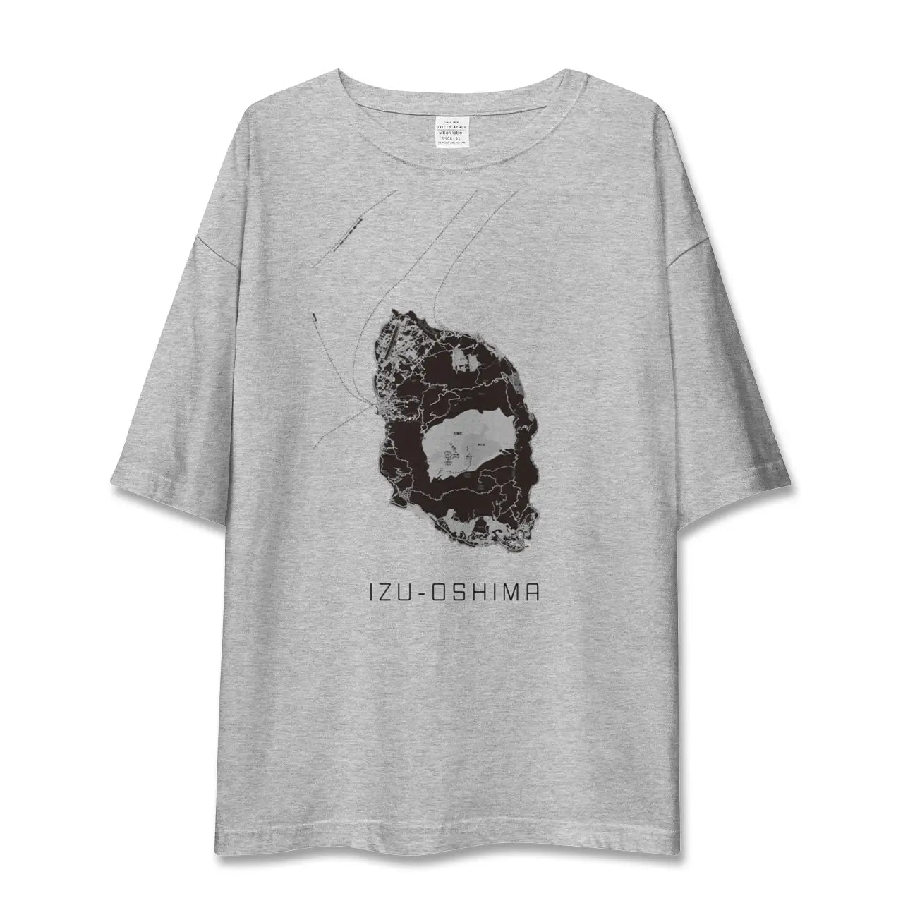 【伊豆大島（東京都）】地図柄ビッグシルエットTシャツ