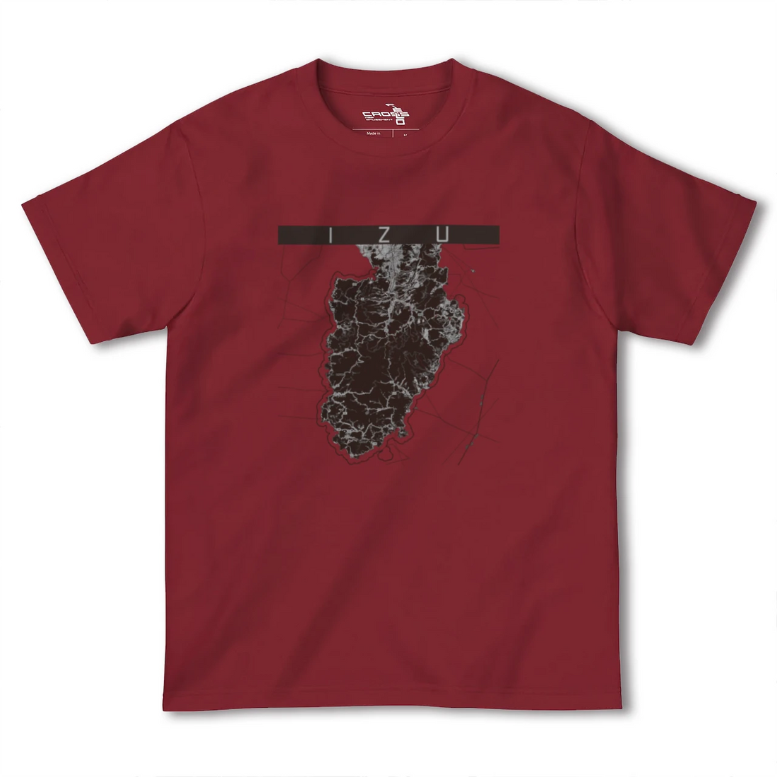 【伊豆2(静岡県)】地図柄ヘビーウェイトTシャツ