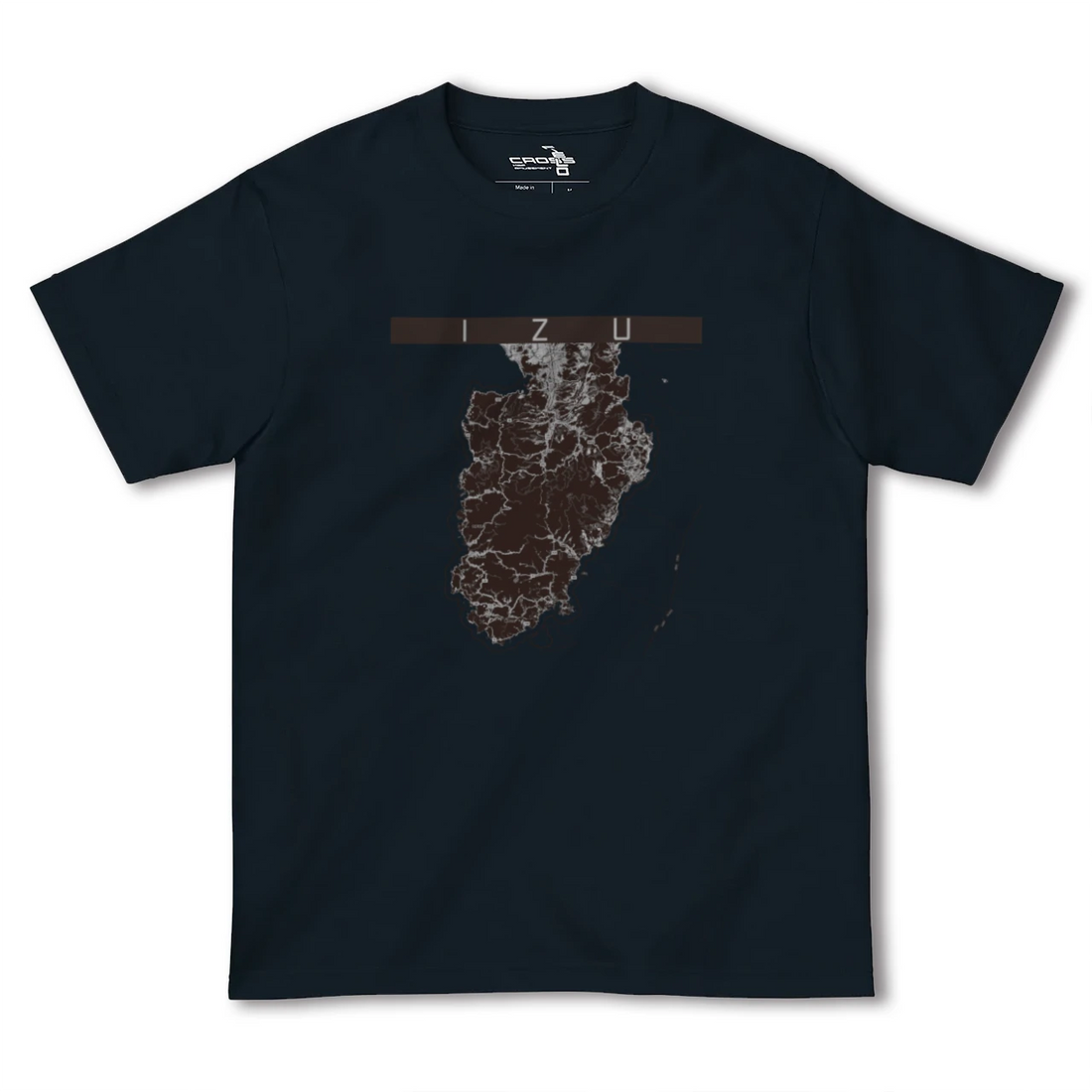 【伊豆2（静岡県）】地図柄ヘビーウェイトTシャツ