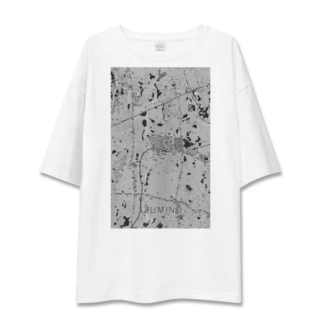 【いずみ野(神奈川県)】地図柄ビッグシルエットTシャツ