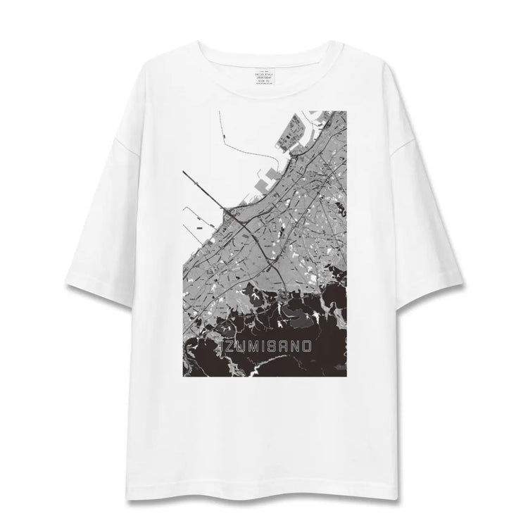 【泉佐野（大阪府）】地図柄ビッグシルエットTシャツ