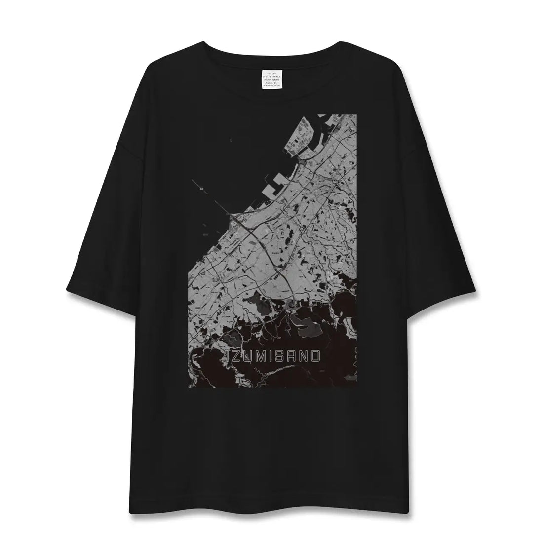 【泉佐野(大阪府)】地図柄ビッグシルエットTシャツ