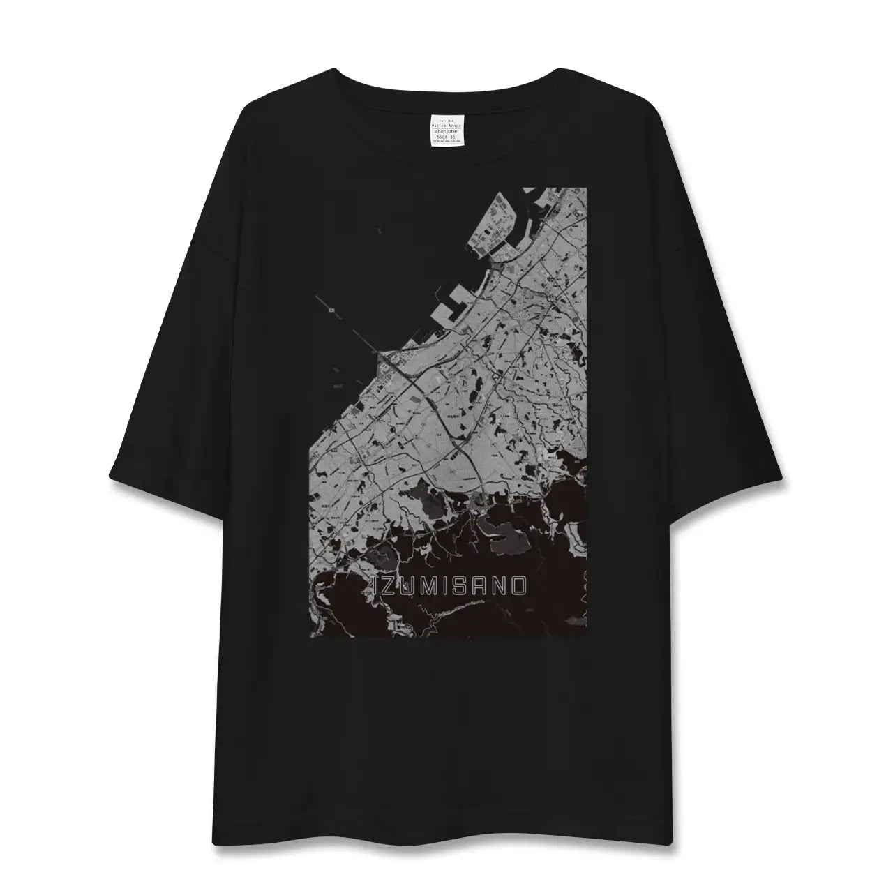 【泉佐野（大阪府）】地図柄ビッグシルエットTシャツ