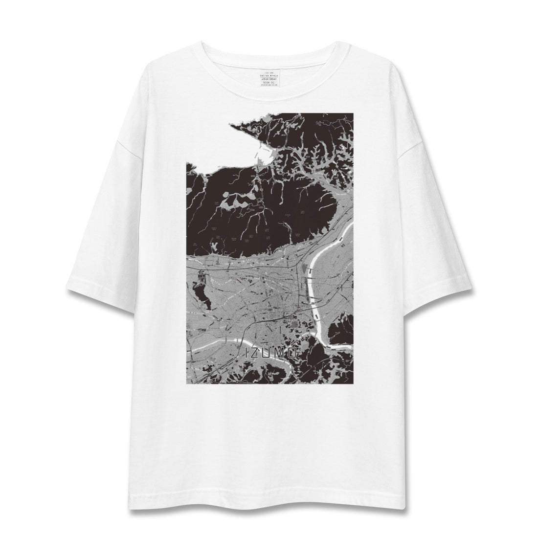 【出雲(島根県)】地図柄ビッグシルエットTシャツ