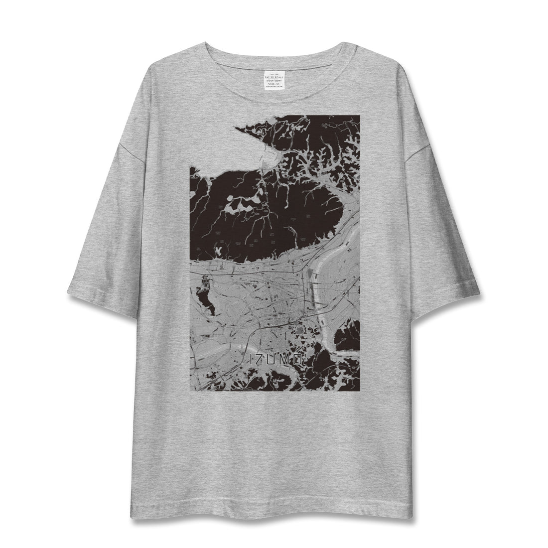 【出雲(島根県)】地図柄ビッグシルエットTシャツ