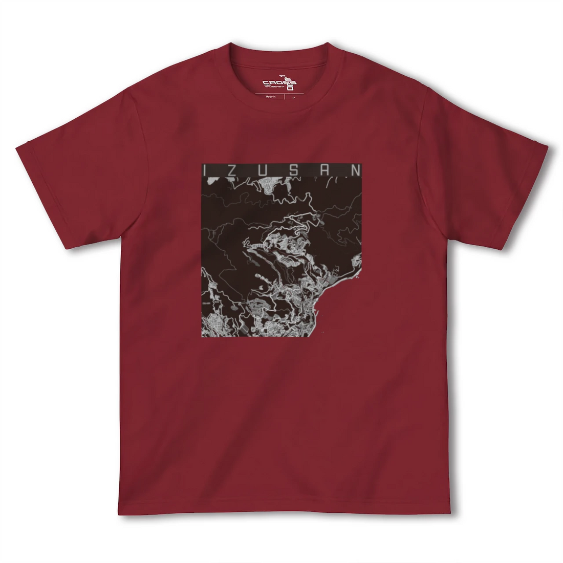 【伊豆山(静岡県)】地図柄ヘビーウェイトTシャツ