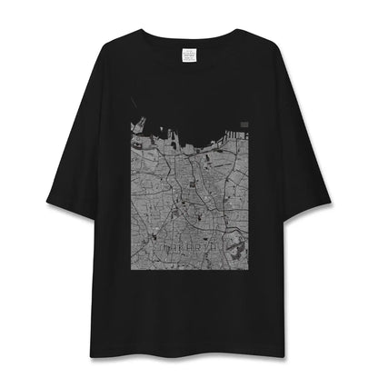 【ジャカルタ（インドネシア）】地図柄ビッグシルエットTシャツ