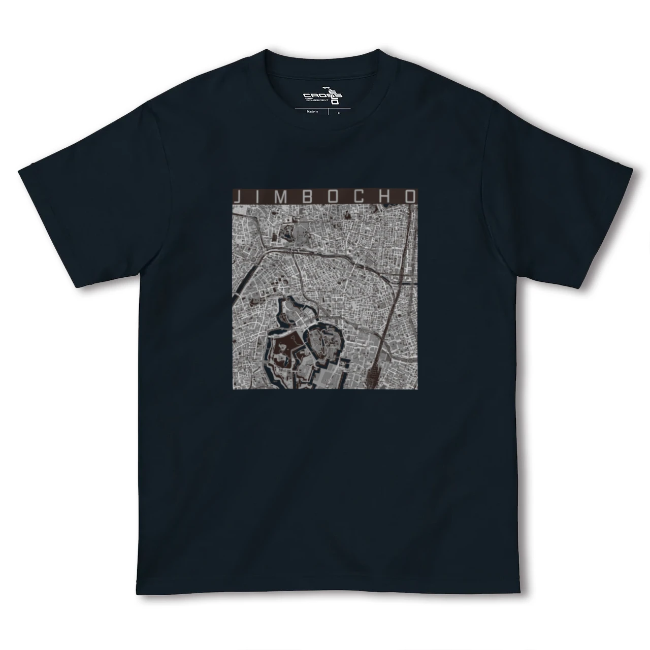 【神保町（東京都）】地図柄ヘビーウェイトTシャツ