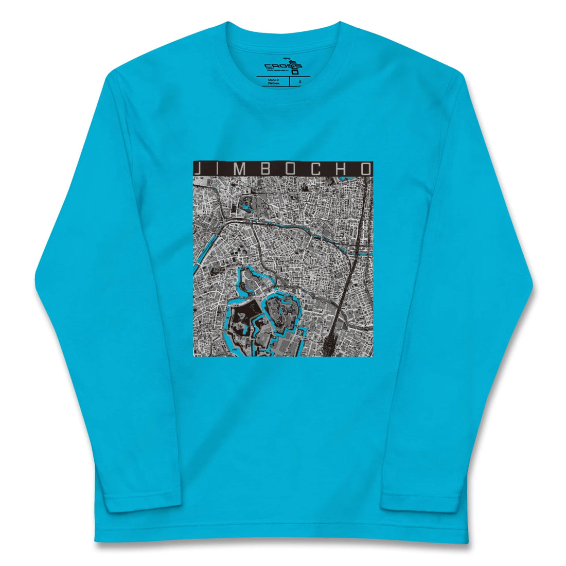 【神保町(東京都)】地図柄ロングスリーブTシャツ