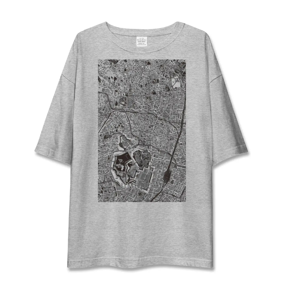 【神保町（東京都）】地図柄ビッグシルエットTシャツ