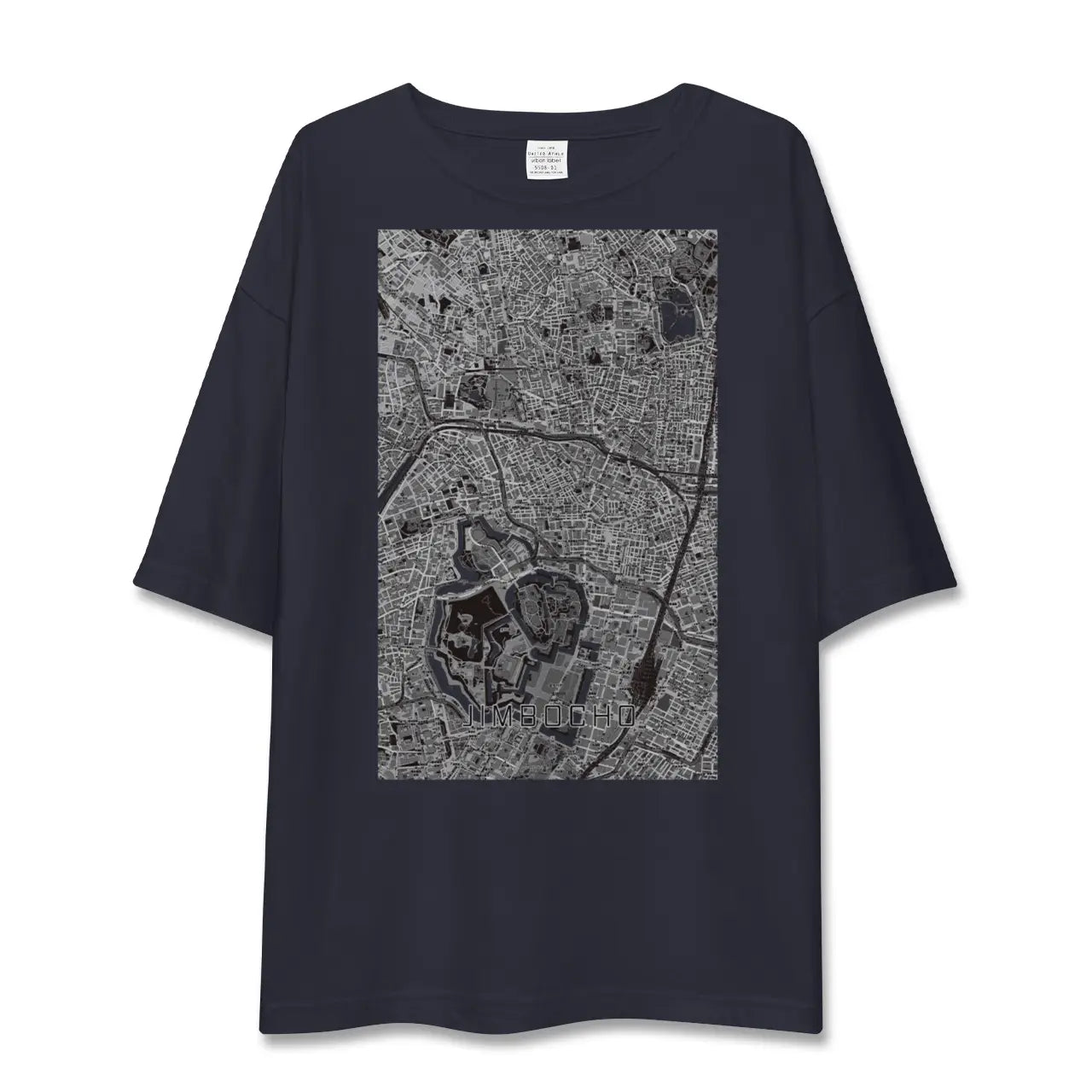 【神保町（東京都）】地図柄ビッグシルエットTシャツ
