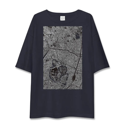 【神保町（東京都）】地図柄ビッグシルエットTシャツ