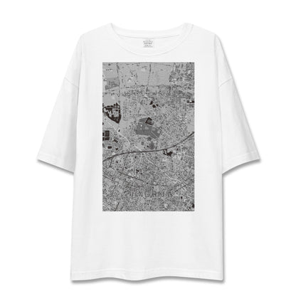 【深大寺（東京都）】地図柄ビッグシルエットTシャツ