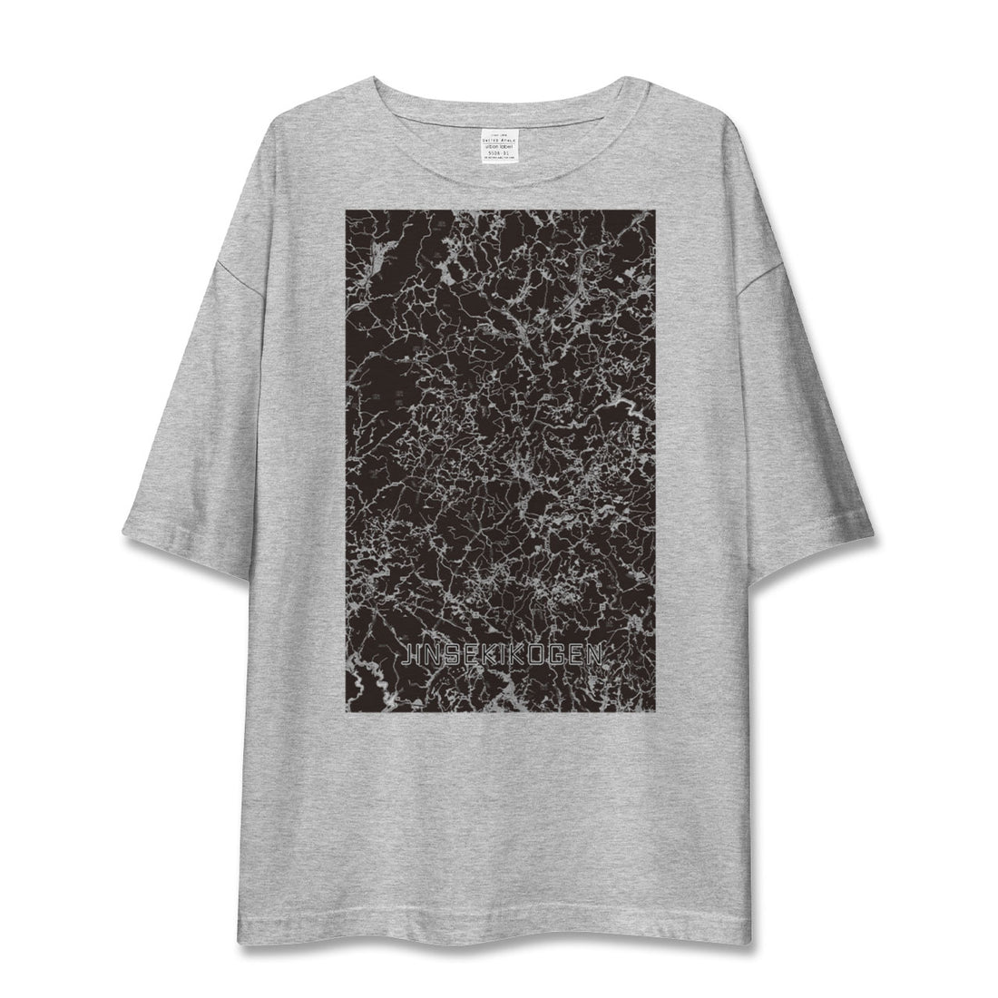 【神石高原（広島県）】地図柄ビッグシルエットTシャツ