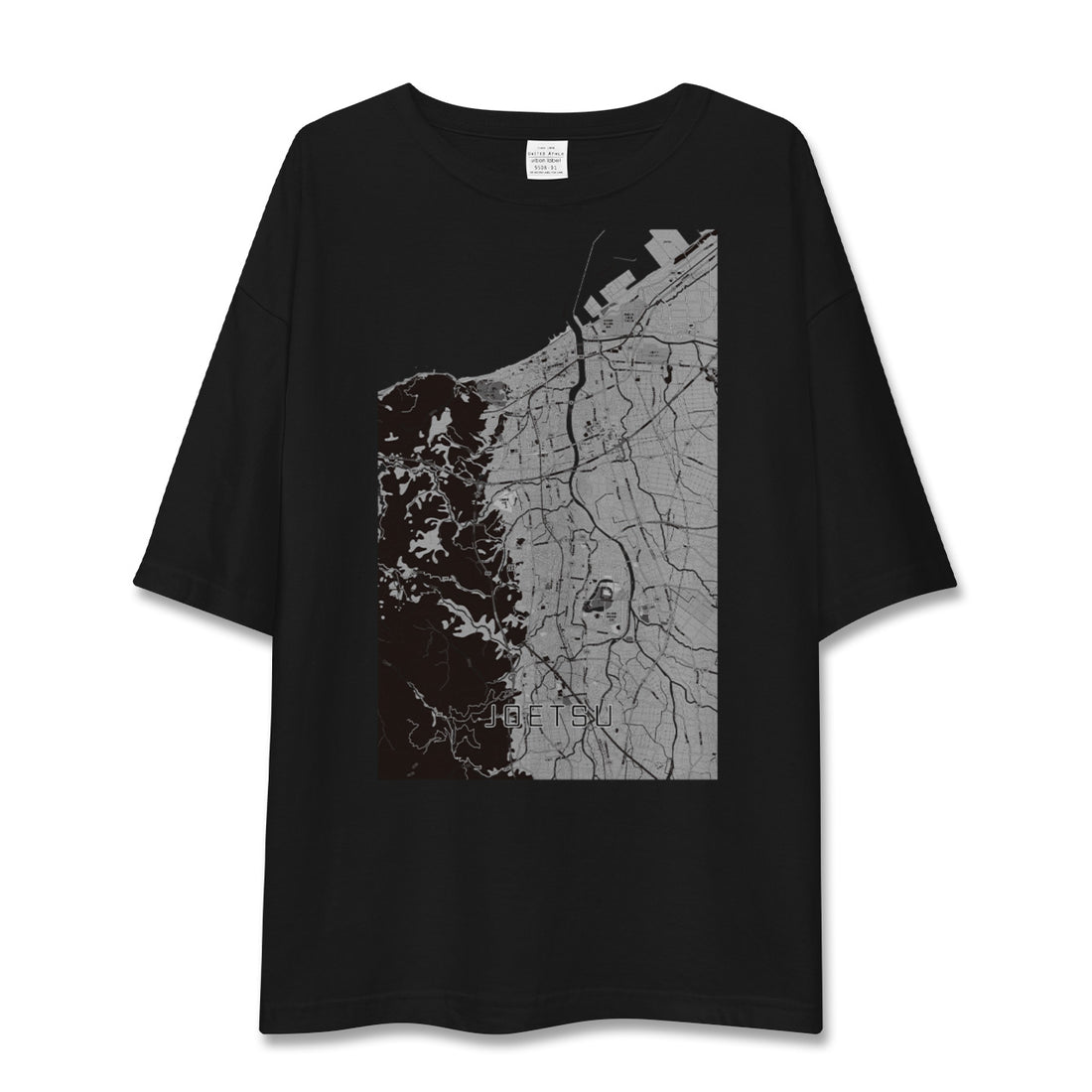 【上越（新潟県）】地図柄ビッグシルエットTシャツ