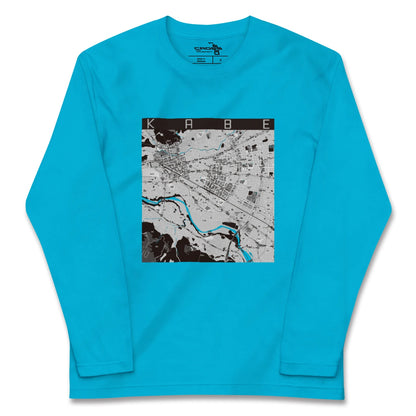 【河辺（東京都）】地図柄ロングスリーブTシャツ