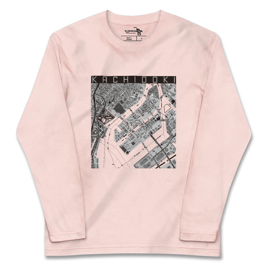 【勝どき(東京都)】地図柄ロングスリーブTシャツ