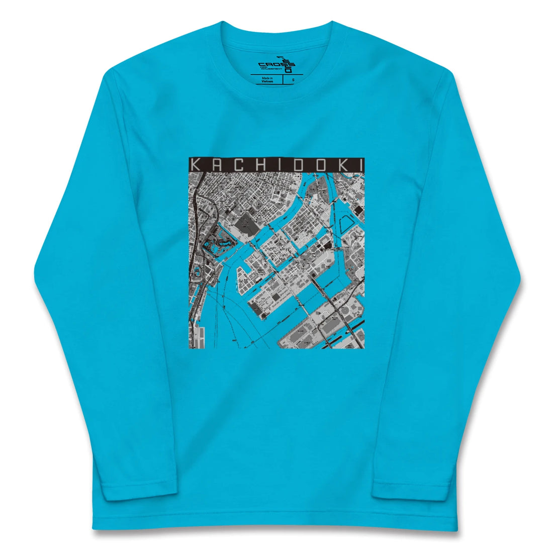 【勝どき(東京都)】地図柄ロングスリーブTシャツ