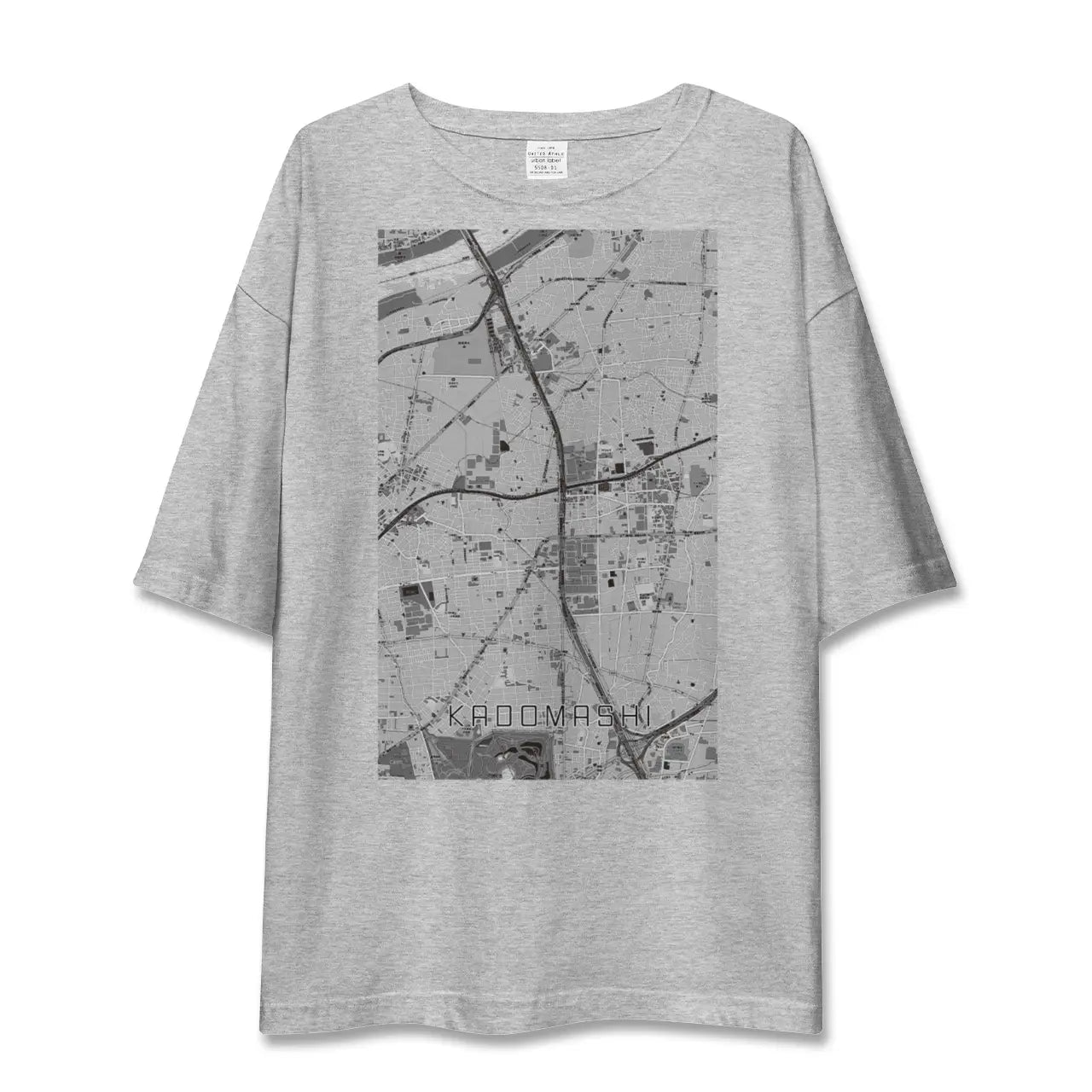 【門真市（大阪府）】地図柄ビッグシルエットTシャツ