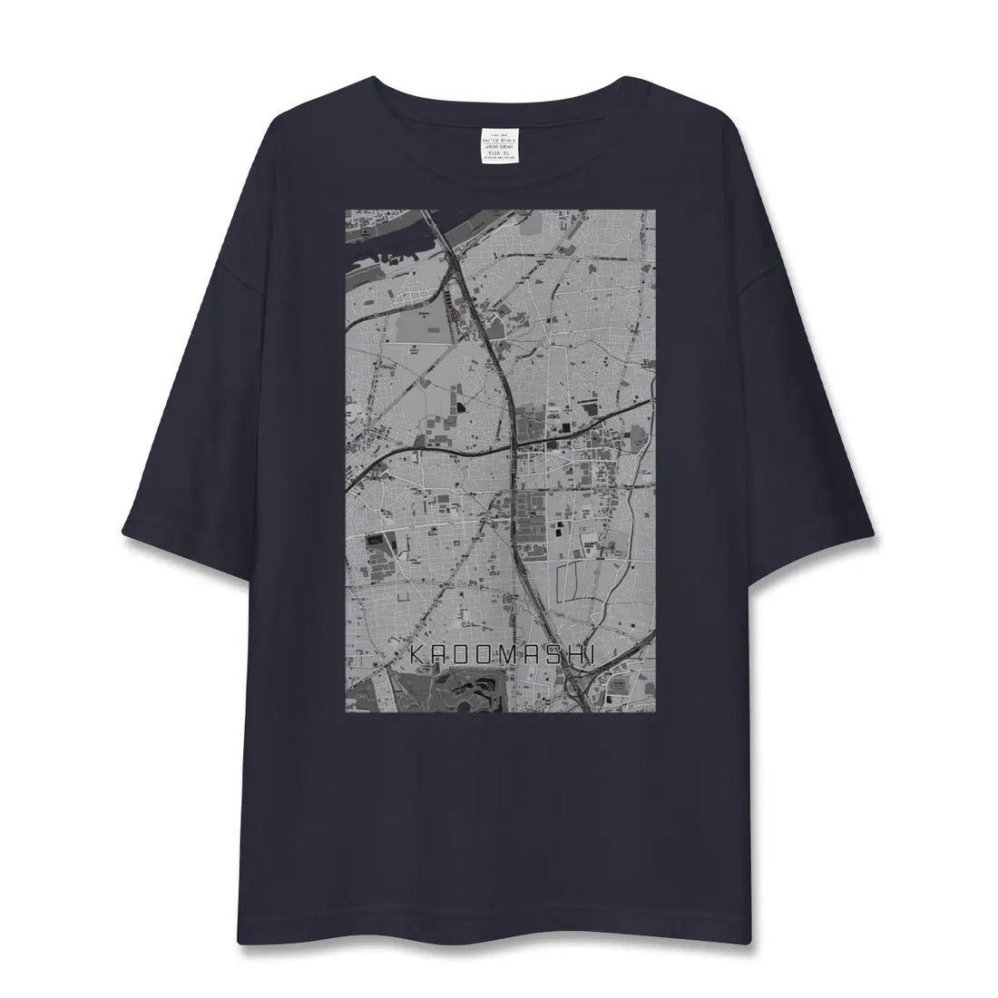 【門真市(大阪府)】地図柄ビッグシルエットTシャツ