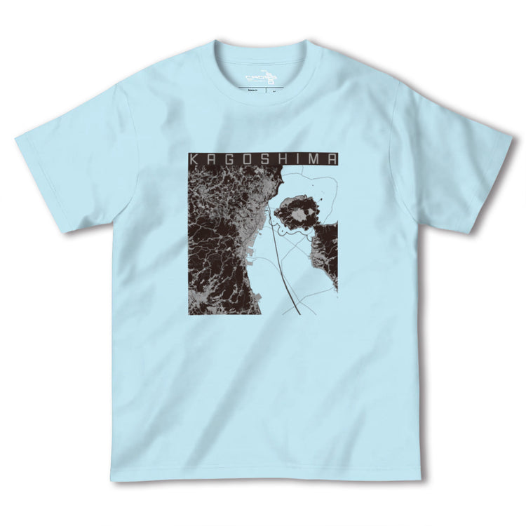 【鹿児島2（鹿児島県）】地図柄ヘビーウェイトTシャツ