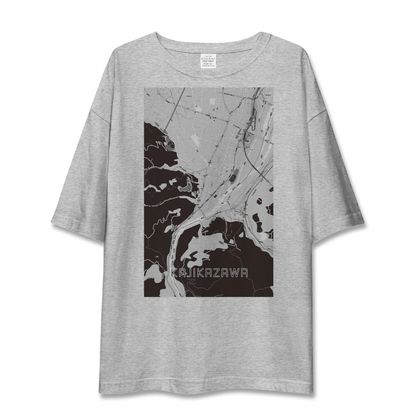【鰍沢（山梨県）】地図柄ビッグシルエットTシャツ