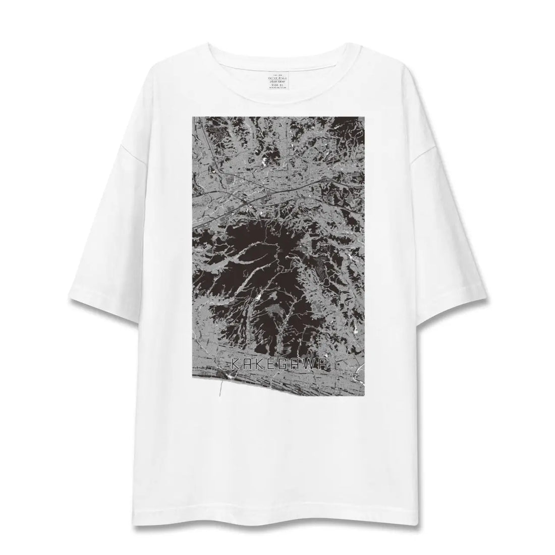 【掛川(静岡県)】地図柄ビッグシルエットTシャツ