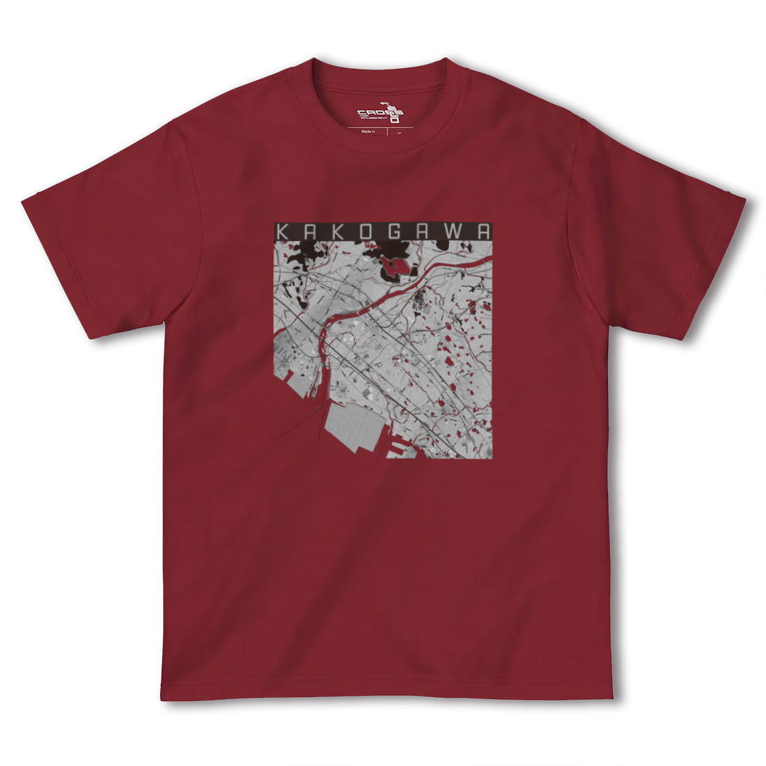【加古川(兵庫県)】地図柄ヘビーウェイトTシャツ