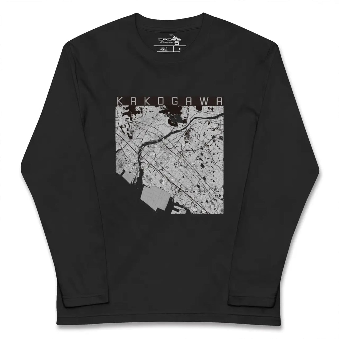 【加古川(兵庫県)】地図柄ロングスリーブTシャツ