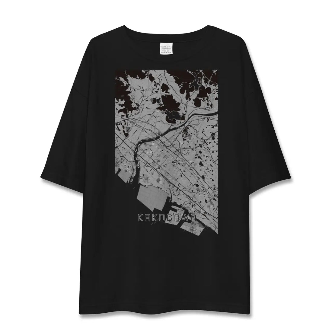 【加古川（兵庫県）】地図柄ビッグシルエットTシャツ