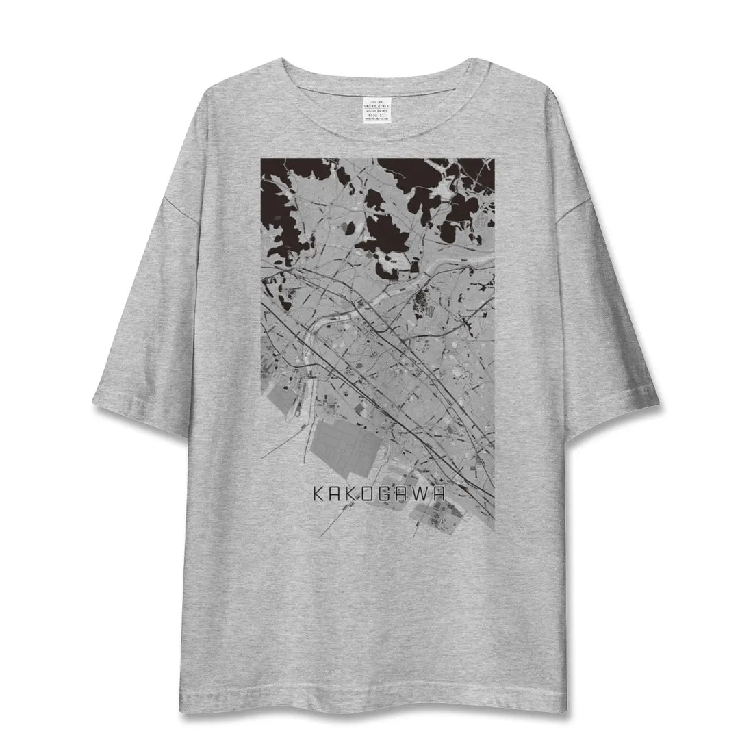 【加古川（兵庫県）】地図柄ビッグシルエットTシャツ