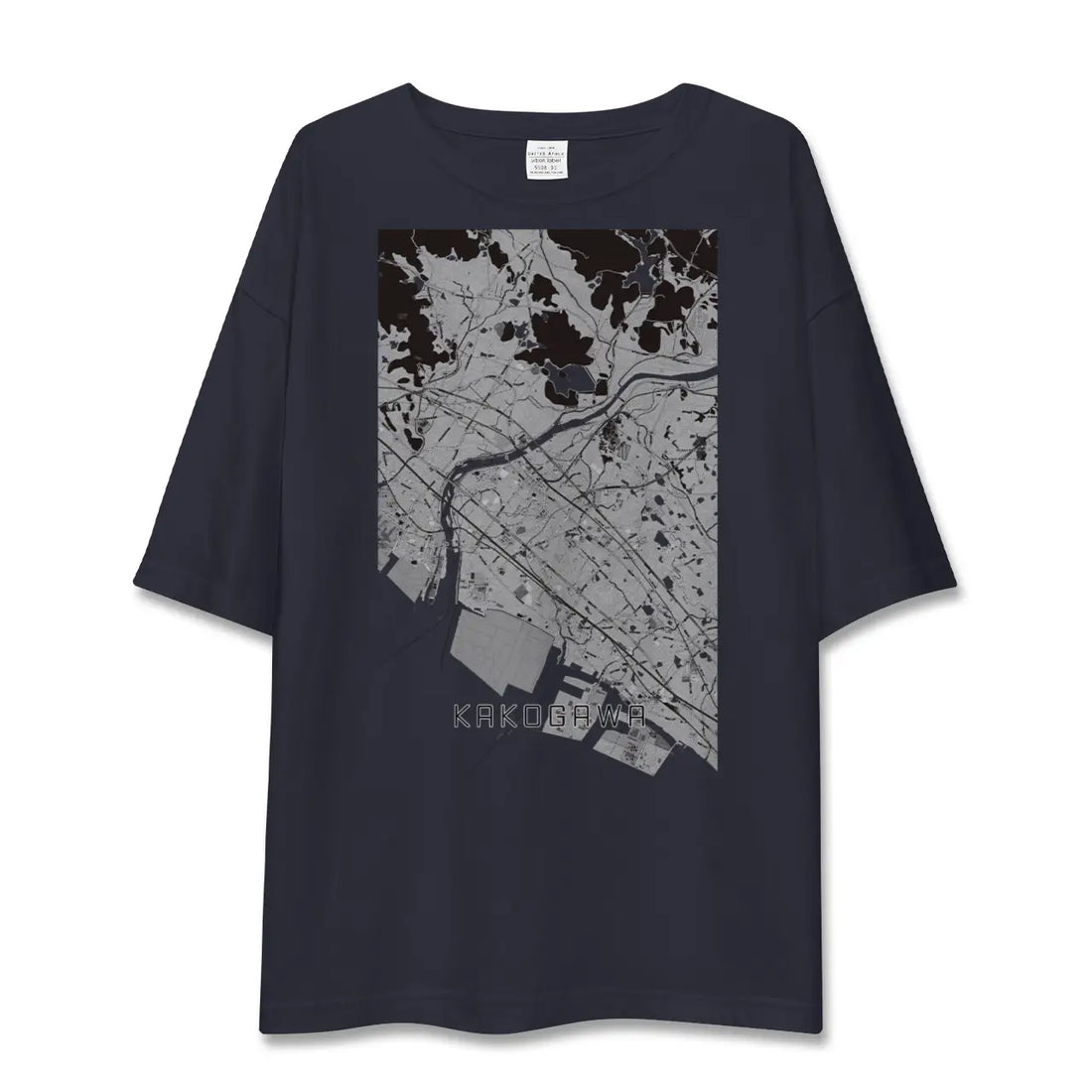 【加古川(兵庫県)】地図柄ビッグシルエットTシャツ