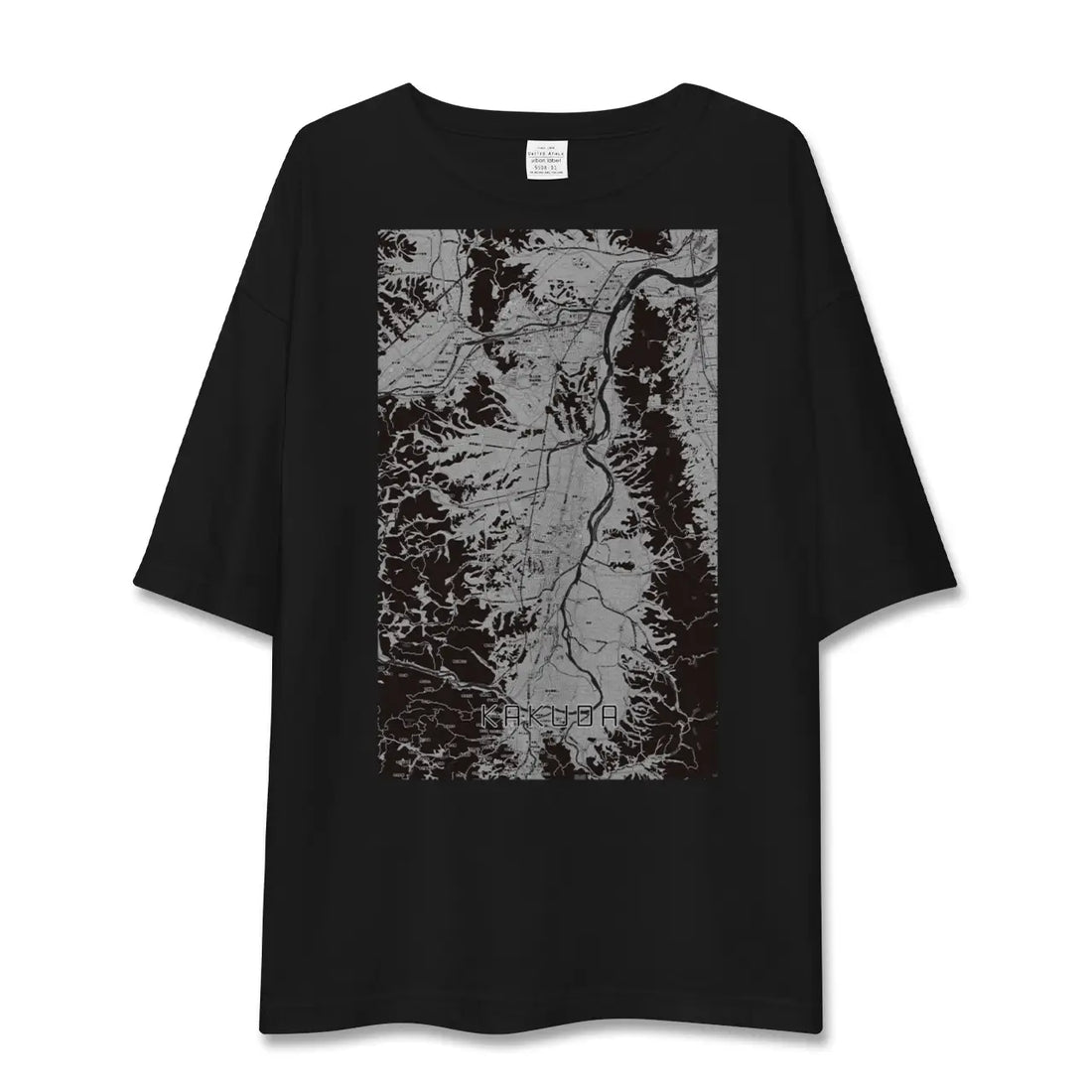 【角田(宮城県)】地図柄ビッグシルエットTシャツ