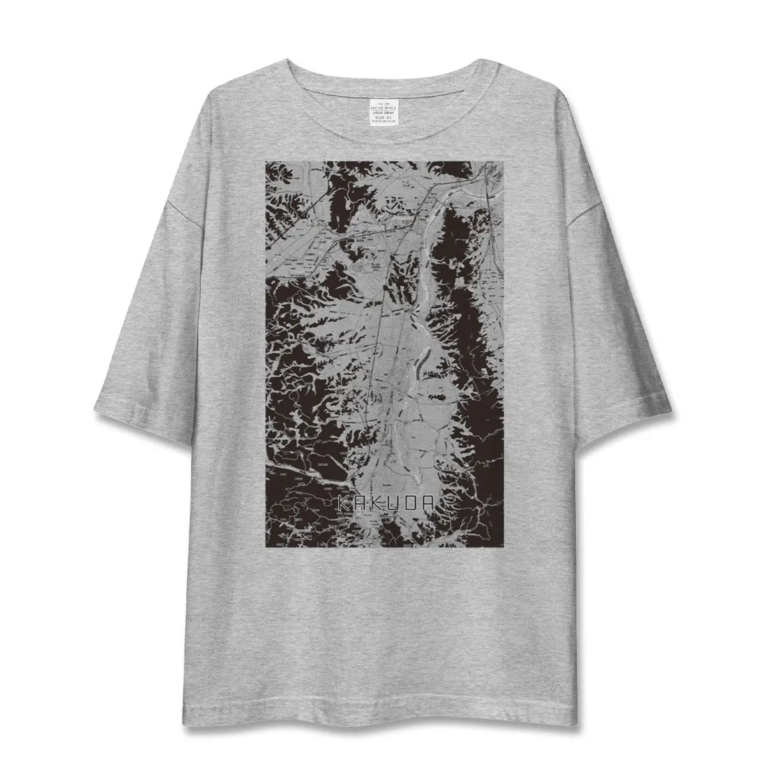 【角田（宮城県）】地図柄ビッグシルエットTシャツ