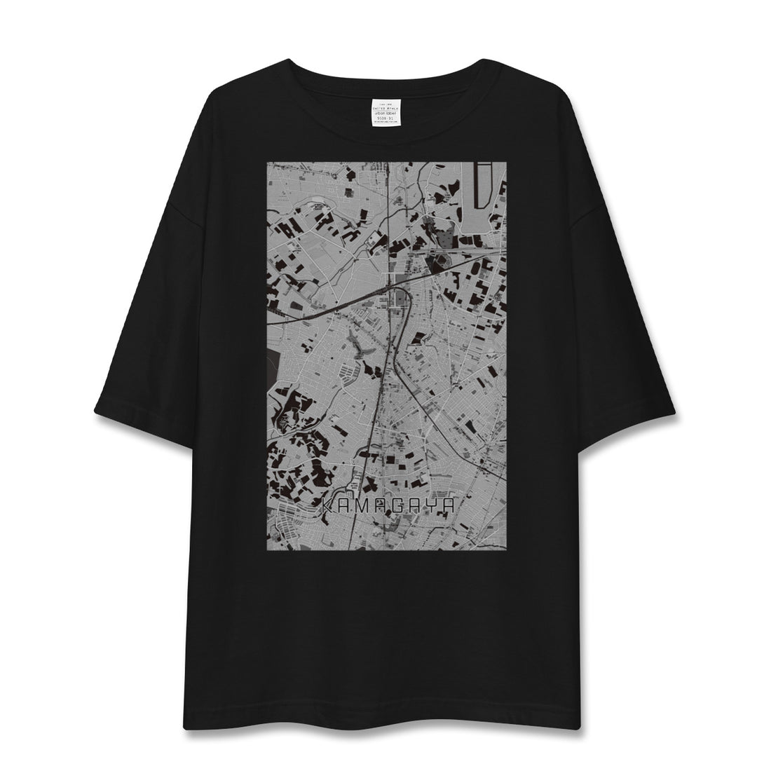 【鎌ケ谷（千葉県）】地図柄ビッグシルエットTシャツ