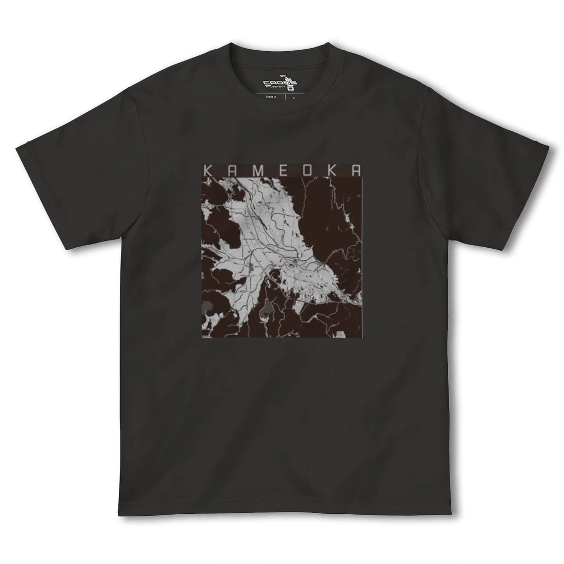 【亀岡(京都府)】地図柄ヘビーウェイトTシャツ