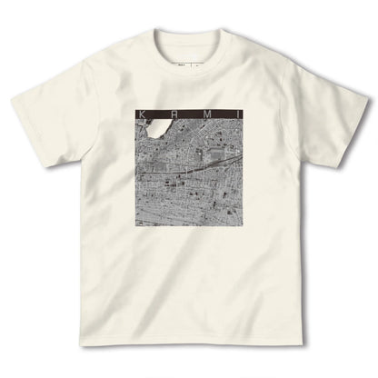【可美（静岡県）】地図柄ヘビーウェイトTシャツ