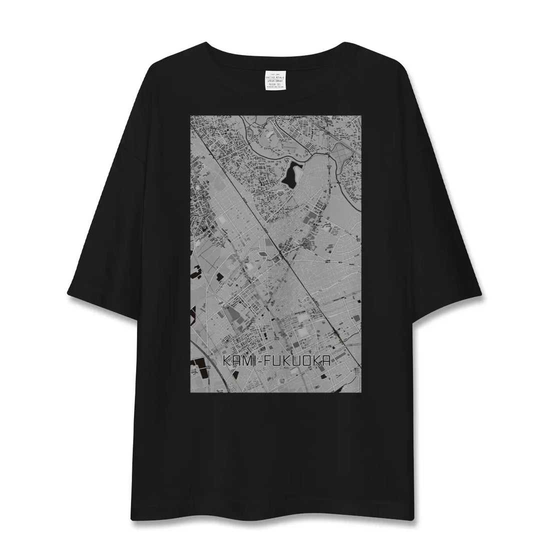 【上福岡(埼玉県)】地図柄ビッグシルエットTシャツ