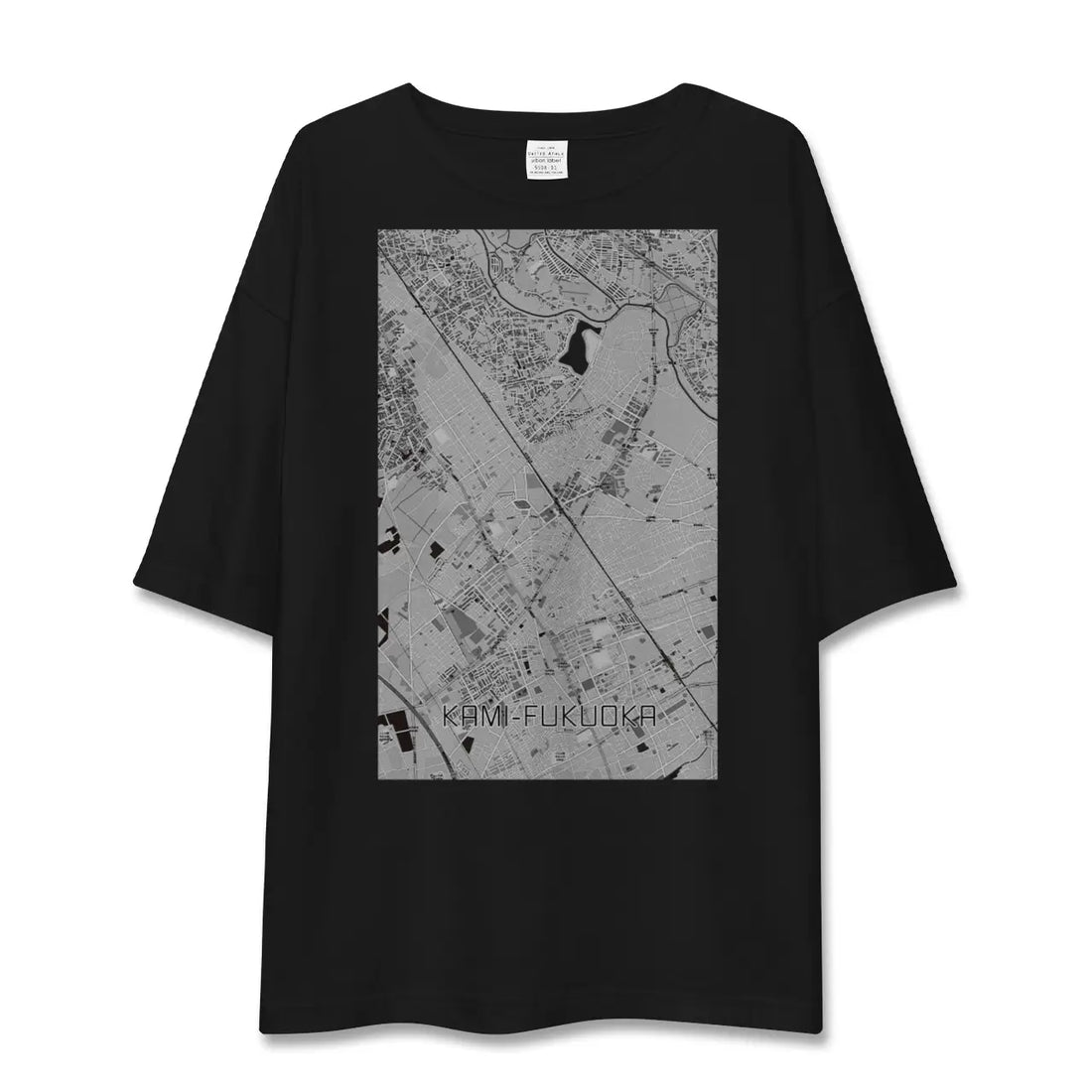 【上福岡（埼玉県）】地図柄ビッグシルエットTシャツ