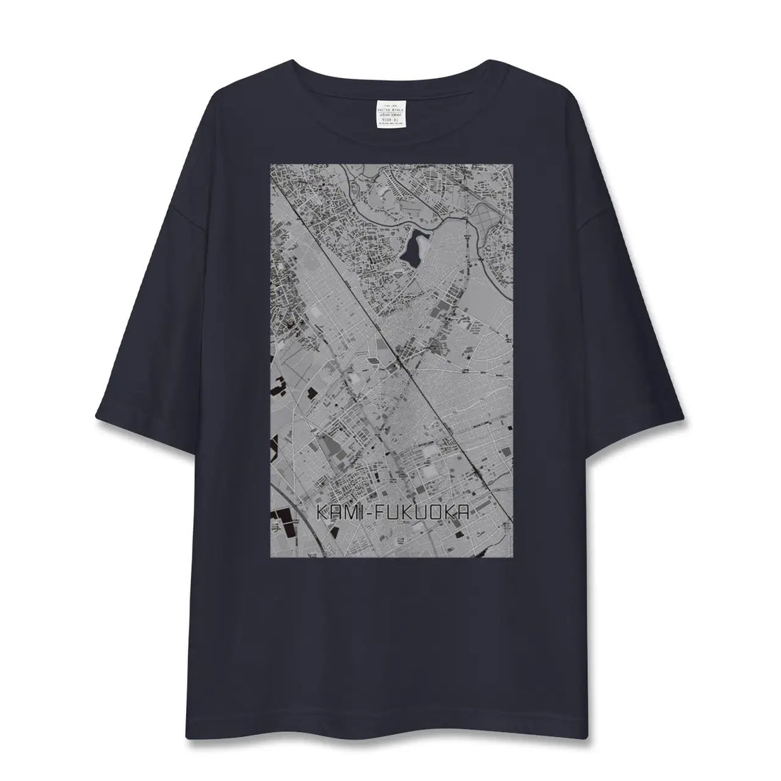 【上福岡（埼玉県）】地図柄ビッグシルエットTシャツ