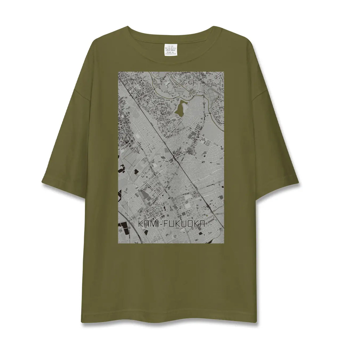 【上福岡(埼玉県)】地図柄ビッグシルエットTシャツ