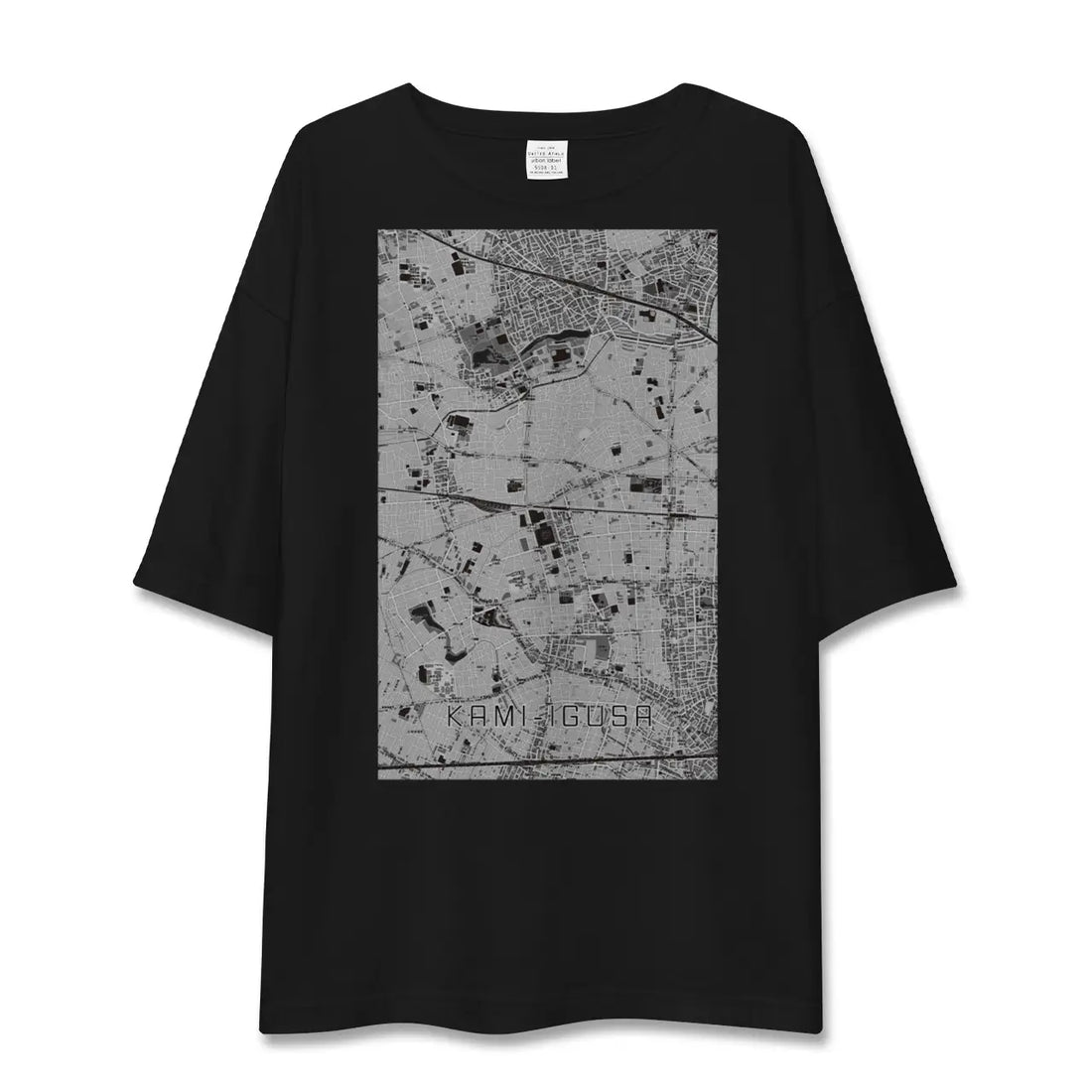 【上井草(東京都)】地図柄ビッグシルエットTシャツ