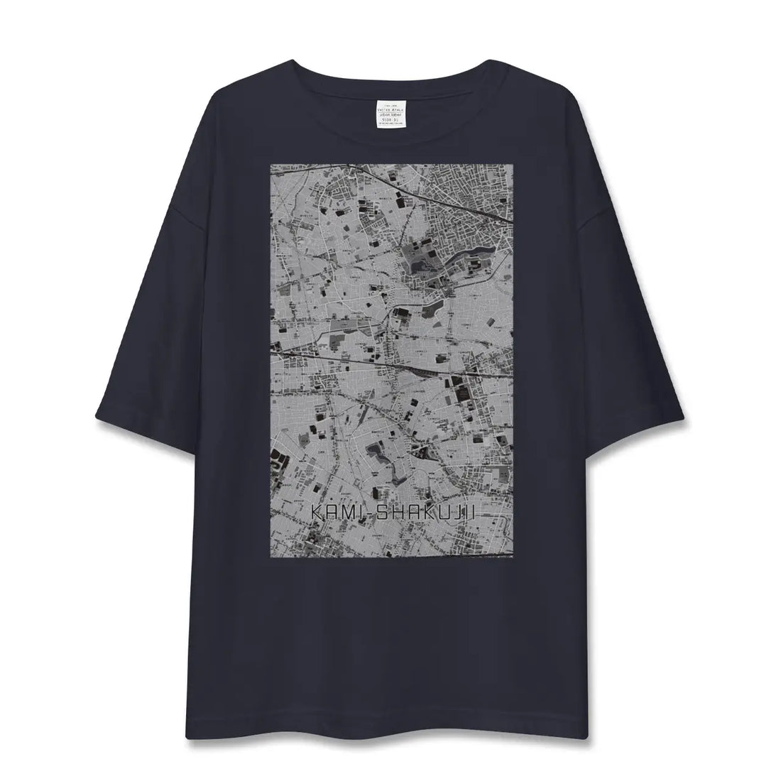 【上石神井(東京都)】地図柄ビッグシルエットTシャツ