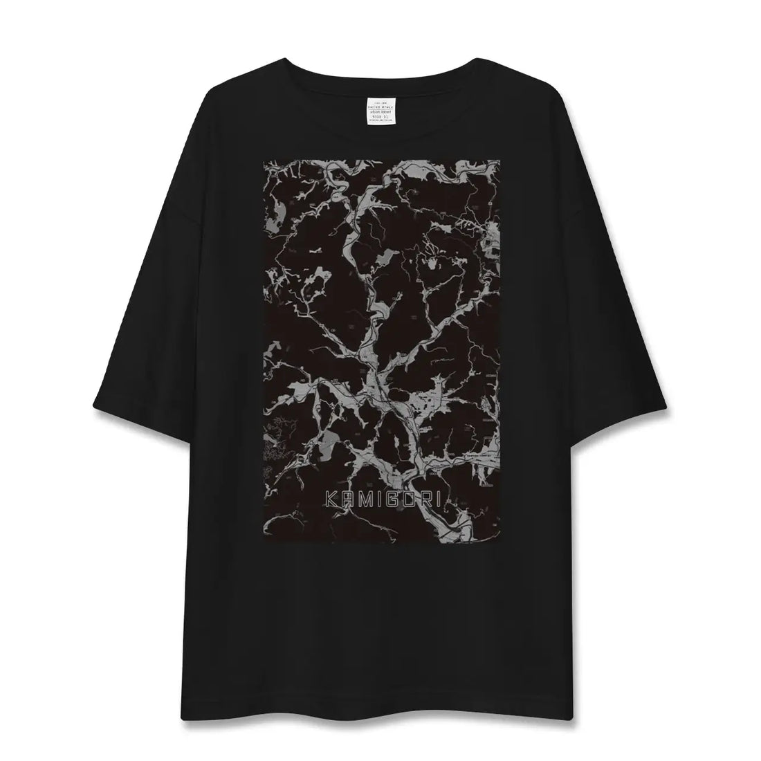 【上郡(兵庫県)】地図柄ビッグシルエットTシャツ