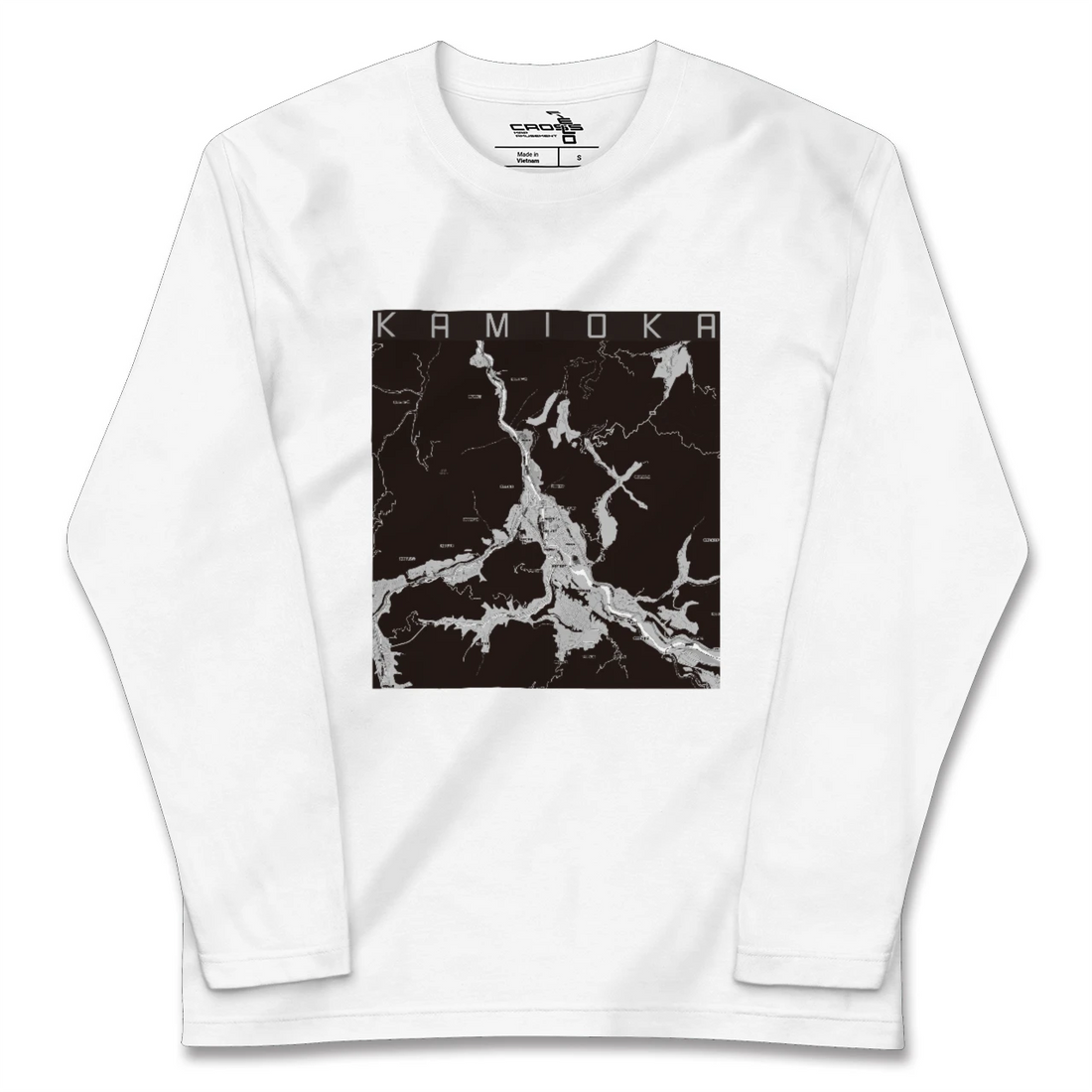 【神岡(岐阜県)】地図柄ロングスリーブTシャツ