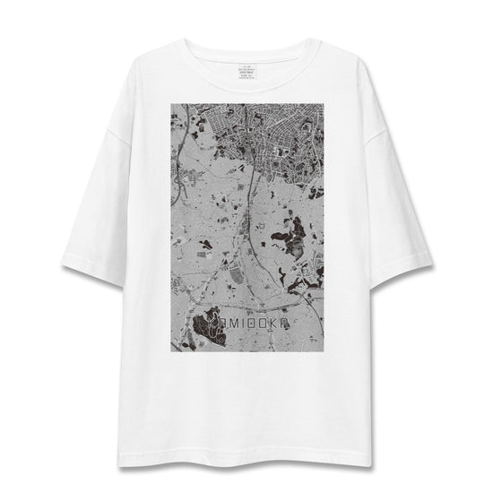 【上大岡（神奈川県）】地図柄ビッグシルエットTシャツ